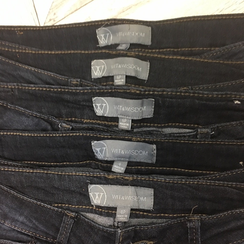 Wit & Wisdom | Super Smooth Jeggings Dark Navy - Picture 7 of 7